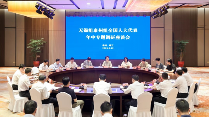 无锡组泰州组全国人大代表开展年中专题调研